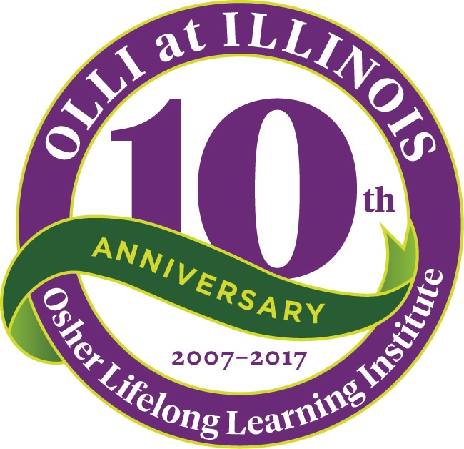 OLLI 10th anniversary (2007-2017) logo