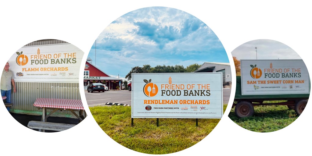 Friend of the Food Banks signage